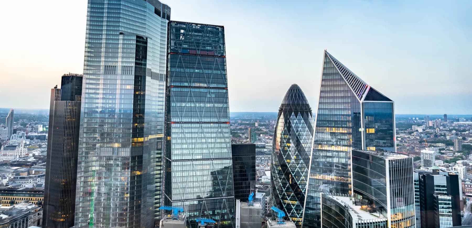 The City of London skyline
